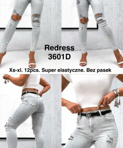 Jeansy Damskie,size xs-xl,Paczka 12szt ,1kolor