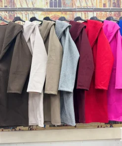 Płaszcz Damskie WŁOSKA,Size uni,paczka 6szt, mix kolor