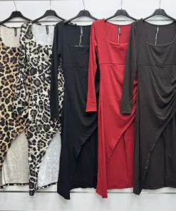 Sukienki Damskie WŁOSKA,Size uni,paczka 6szt, mix kolor