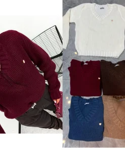 Swetry Damskie,size uni,paczka 6szt,mix kolor