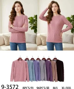 Swetry damskie,size m/l-xl/2xl,Paczka 12szt,mix kolor