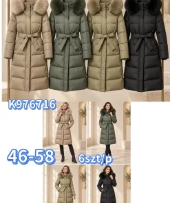 Kurtki damskie ,size 46-58,Paczka 6szt ,1kolor