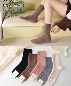 Skarpety Damskie,size 35-42,Paczka 40szt,mix kolor