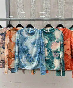 Bluzki Damskie WŁOSKA,Size uni,paczka 6szt, mix kolor