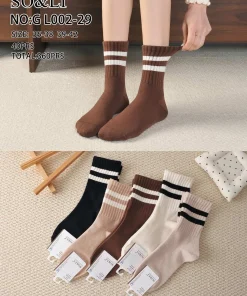 Skarpety Damskie,size 35-42,paczka 40szt,mix kolor