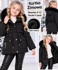 Kurtki DZIECIĘCA,size 4-12lat,paczka 5szt,1kolor