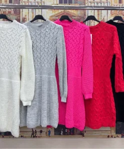 Sukienki Damskie WŁOSKA,Size uni,paczka 6szt, mix kolor