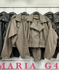 Kurtki skórzane Damskie ,Size uni,paczka 6szt, mix kolor