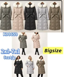 Kurtki damskie ,size 2-7xl,Paczka 6szt ,1kolor