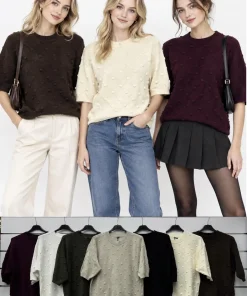 Swetry Damskie WŁOSKA,Size uni,paczka 6szt, mix kolor