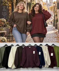 Swetry Damskie WŁOSKA,Size uni,paczka 6szt, mix kolor
