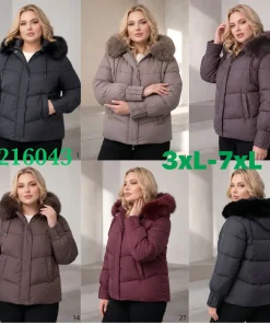 Kurtki damskie ,size 3-7xl,Paczka 5szt ,1 kolor