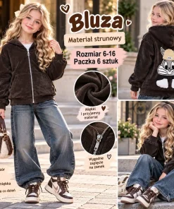Bluzy DZIECIĘCA,size 6-16lat,paczka 6szt,1kolor