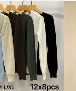Swetry Damskie ,Size s/m-l/xl,paczka 12szt, mix kolor