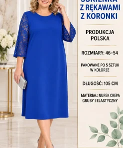 Sukienki damskie,size 46-54,Paczka 5szt,1 kolor