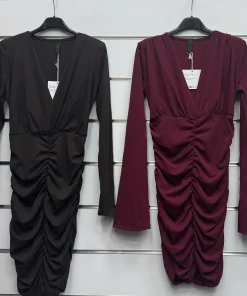 Sukienki Damskie WŁOSKA,Size uni,paczka 6szt, mix kolor