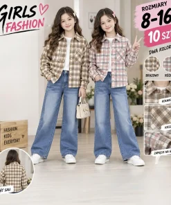 Koszule DZIECIĘCA,size 8-16lat,Paczka 10szt,mix kolor