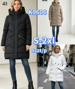 Kurtki damskie,size s-2xl,Paczka 5szt,1kolor