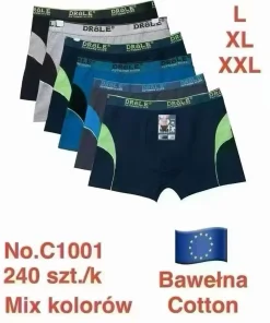 Bokserki MĘSKIE,size m-2xl,paczka 24szt,mix kolor