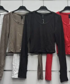 Bluzki Damskie WŁOSKA,Size uni,paczka 6szt, mix kolor