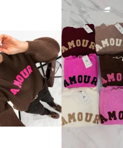 Swetry Damskie,size uni,paczka 6szt,mix kolor