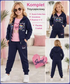 Komplety DZIECIĘCA,size 4-12lat,Paczka 5szt ,1 kolor