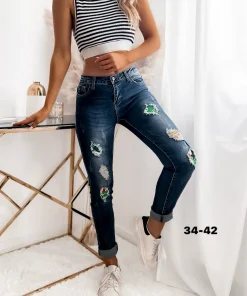 Jeansy Damskie,size 34-42,Paczka 10szt ,1kolor