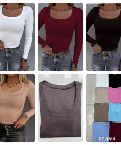 Bluzki Damskie,size s-l,Paczka 6szt ,mix kolor