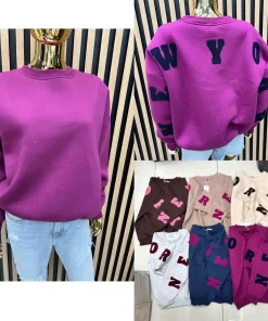 Bluzy Damskie,size uni,Paczka 6szt,mix kolor