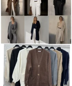 Swetry Damskie,size uni,Paczka 10szt,mix kolor