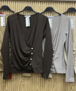 Bluzki Damskie WŁOSKA,Size uni,paczka 6szt, mix kolor