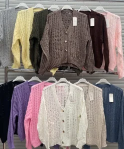 Swetry Damskie WŁOSKA,Size uni,paczka 6szt, mix kolor