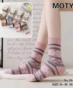Skarpety Damskie,size 35-42,paczka 40szt,mix kolor
