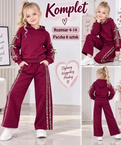 Komplety DZIECIĘCE, size 4-14lat,paczka 6szt,1kolor