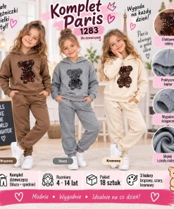 Komplety DZIECIĘCA,size 4-14lat,paczka 6szt,1kolor
