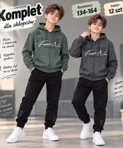 Komplety DZIECIĘCA,size 134-164,Paczka 12szt,mix kolor