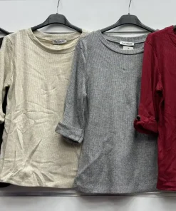 Bluzki Damskie WŁOSKA,Size uni,paczka 6szt, mix kolor