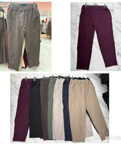 Spodnie Damskie WŁOSKA,Size uni,paczka 6szt, mix kolor