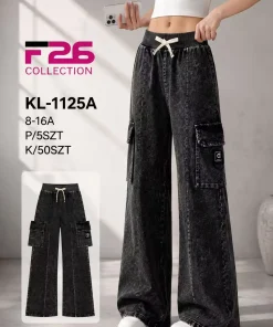 Spodnie JEANSY DZIECIĘCA,size 8-16lat,Paczka 5szt,1kolor