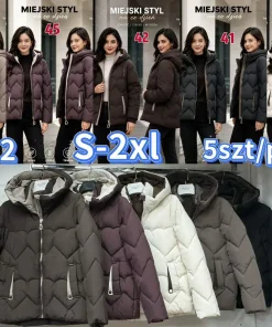 Kurtki Damskie,size s-2xl,paczka 5szt,1kolor
