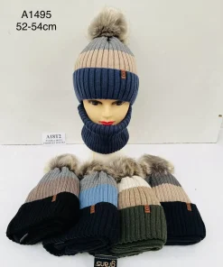 Komplet czapka DZIECIĘCA ,paczka 10szt,mix kolor