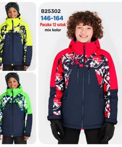 Kurtki DZIECIĘCA,size 146-164,paczka 12szt,mix kolor