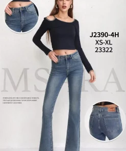 Jeansy Damskie,size xs-xl,Paczka 12szt,1kolor