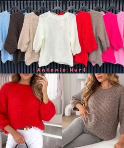 Swetry damskie,size uni,paczka 6szt,mix kolor
