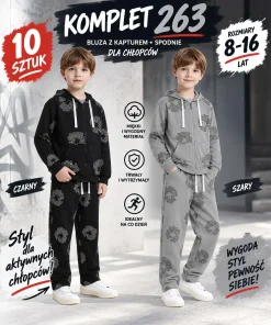Komplety DZIECIĘCA,size 8-16lat,Paczka 10szt ,mix kolor