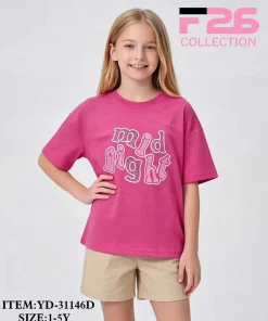 Bluzki DZIECIĘCA,size 1-5lat,paczka 5szt,1kolor