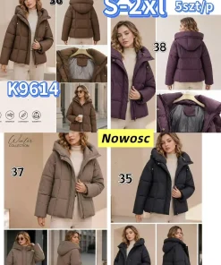 Kurtki Damskie,size s-2xl,paczka 5szt,1kolor