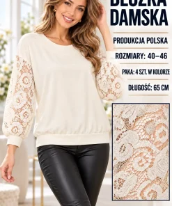 Bluzki damskie,size l-4xl,Paczka 5szt,1 kolor