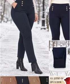 Spodnie Damskie,size 2xl-7xl,paczka 12szt,mix kolor