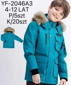 Kurtki DZIECIĘCA,size 4-12lat,Paczka 5szt ,1kolor